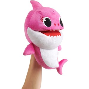 عروسک نمایشی پاپت سخنگو هوشمند مامی شارک صورتی Mommy shark